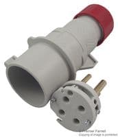 PE1664SV - ILME - PE1664SV - Pin & Sleeve Connector, 16 A, 415 V, Cable Mount, Plug, 3P+E, Red