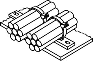 151-24419 MP4M3-PA66-NA - HELLERMANNTYTON - 151-24419 MP4M3-PA66-NA - Cable Tie Mount, Type 151-24419 Multi Tie Plate, Screw, 3.7 mm, Natural, Nylon 6.6 (Polyamide 6.6)