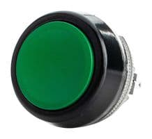 76-9410/439088G - ITW SWITCHES - 76-9410/439088G - Industrial Pushbutton Switch, 76-94 Series, 22.5 mm, SPDT-DB, Flush, Green