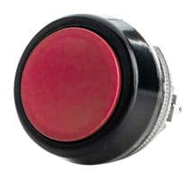 76-9420/439088R - ITW SWITCHES - 76-9420/439088R - Industrial Pushbutton Switch, 76-94 Series, 22.5 mm, SPDT-DB, Round Raised, Red