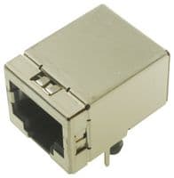 95678-001LF - AMPHENOL COMMUNICATIONS SOLUTIONS - 95678-001LF - Modular Connector, RJ45 Jack, 1 x 1 (Port), 8P8C, Cat5, Through Hole Mount