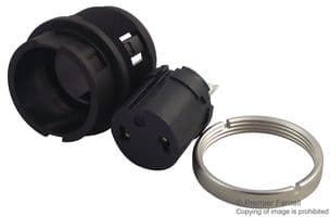 99 0604 00 02 - BINDER - 99 0604 00 02 - Circular Connector, Miniature Circular Connector, 678 Series, Panel Mount Receptacle, 2 Contacts