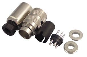 99 5109 15 04 - BINDER - 99 5109 15 04 - Circular Connector, Miniature Circular Connector, 423 Series, Cable Mount Plug, 4 Contacts