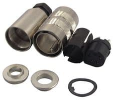 99 5110 15 04 - BINDER - 99 5110 15 04 - Circular Connector, Miniature Circular Connector, 423 Series, Cable Mount Receptacle, 4 Contacts