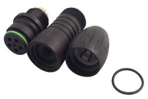 99 9114 00 05 - BINDER - 99 9114 00 05 - Circular Connector, Miniature Circular Connector, 720 Series, Cable Mount Receptacle, 5 Contacts
