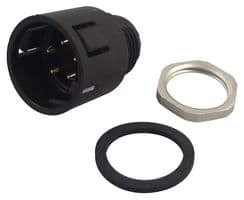 99 9115 00 05 - BINDER - 99 9115 00 05 - Circular Connector, Miniature Circular Connector, 720 Series, Panel Mount Receptacle, 5 Contacts