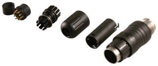 99 4834 00 12 - BINDER - 99 4834 00 12 - Circular Connector, Miniature Circular Connector, 440 Series, Cable Mount Receptacle, 12 Contacts