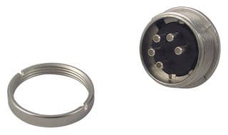 09 0315 00 05 - BINDER - 09 0315 00 05 - Circular Connector, Miniature Circular Connector, 680 Series, Panel Mount Plug, 5 Contacts
