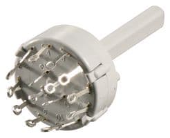 CK1027 - LORLIN - CK1027 - Rotary Switch, 3 Position, 4 Pole, 30 °, 150 mA, 250 V, CK Series
