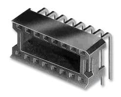 10-6823-90 - ARIES - 10-6823-90 - IC & Component Socket, 10 Contacts, DIP, 2.54 mm, 7.62 mm, Phosphor Bronze