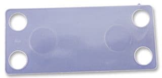 151-42119 IT1-PA66-NA - HELLERMANNTYTON - 151-42119 IT1-PA66-NA - Wire Marker, Tie On Write On Plate, Natural, 19mm x 44mm
