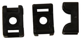 151-24660 KR6G5-PA66W-BK - HELLERMANNTYTON - 151-24660 KR6G5-PA66W-BK - Cable Tie Mount, Screw, 4.5 mm, Black, Nylon (Polyamide), 18 mm, 12 mm