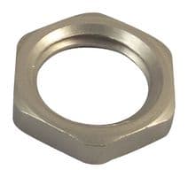 52103000 - LAPP - 52103000 - Locknut, Skindicht® SM-M Hexagonal, Metric Threads, 15 mm AF, M12 x 1.5, Brass, Nickel, 3 mm