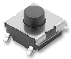 B3FS-1010P BY OMZ - OMRON ELECTRONIC COMPONENTS - B3FS-1010P BY OMZ - Tactile Switch, B3FS Series, Top Actuated, Surface Mount, Round - Open Centre, 100 gf