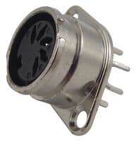 71252-050/0800 - PREHKEYTEC - 71252-050/0800 - DIN Audio / Video Connector, 5 Contacts, Jack, PCB Mount, Through Hole Vertical