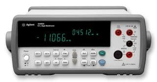 34405A - KEYSIGHT TECHNOLOGIES - 34405A - Dual Display Bench Digital Multimeter, 120000 Count, True RMS, Auto, Manual Range, 1 kV, 10 A
