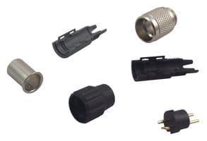 99 0071 100 02 - BINDER - 99 0071 100 02 - Circular Connector, Subminiature Circular Connector, 711 Series, Cable Mount Plug, 2 Contacts