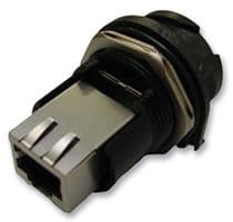RJF RB 71 - AMPHENOL SOCAPEX - RJF RB 71 - In-Line Adapter, IP67, Reverse Bayonet Coupling, Adaptor, In-Line, RJ45, RJ45, RJF RB