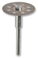 545.. - DREMEL - 545.. - Sanding Wheel, Diamond, 3.2 mm Shank, 11 mm Working Depth
