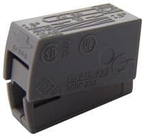 224-101 - WAGO - 224-101 - Standard Terminal Block, Grey, 224, 1 Contacts, Terminal Block, Standard, Cable Mount, 16 AWG