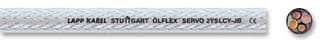 0036425 - LAPP - 0036425 - Multicore Cable, Servo, Per M, Screened, 4 Core, 16 AWG, 1.5 mm²