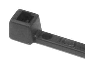118-05050 T50ROS-PA66HS-BK - HELLERMANNTYTON - 118-05050 T50ROS-PA66HS-BK - Cable Tie, Nylon 6.6 HS (Polyamide 6.6 HS) (Heat Stabilised), Black, 200 mm, 4.6 mm, 50 mm, 50 lb