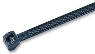 118-00018 T50MOS-PA66HS-BK - HELLERMANNTYTON - 118-00018 T50MOS-PA66HS-BK - Cable Tie, Nylon 6.6 HS (Polyamide 6.6 HS) (Heat Stabilised), Black, 245 mm, 4.6 mm, 85 mm, 50 lb