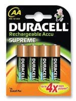 5000394065710 - DURACELL - 5000394065710 - Rechargeable Battery, 1.2 V, Nickel Metal Hydride, 2.45 Ah, AA, Raised Positive and Flat Negative