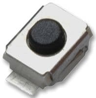 B3U-1000P-B - OMRON ELECTRONIC COMPONENTS - B3U-1000P-B - Tactile Switch, B3U Series, Top Actuated, Surface Mount, Round Button, 153 gf, 50mA at 12VDC