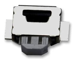 B3U-3000P - OMRON ELECTRONIC COMPONENTS - B3U-3000P - Tactile Switch, B3U Series, Side Actuated, Surface Mount, Rectangular Button, 162 gf
