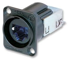 NE8FDY-C6-B - NEUTRIK - NE8FDY-C6-B - Modular Connector, RJ45 Jack, 1 x 1 (Port), 8P8C, Cat6, IP65, Cable Mount