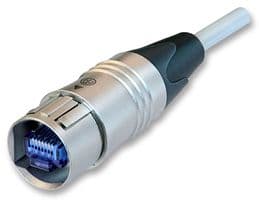 NKE6S-10 - NEUTRIK - NKE6S-10 - Ethernet Cable, Patch Lead, Cat6, RJ45 Plug to RJ45 Plug, Grey, 10 m