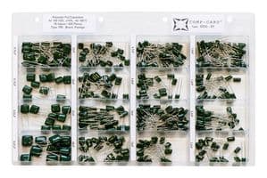 CCC-21 - NOVA - CCC-21 - Capacitor Kit, Polyester Film, 1 Flap FL16/20, 16 Values, 1,000pF to 0.47µF