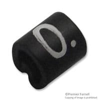 05801000 - TE CONNECTIVITY - 05801000 - Wire Marker, 0, White, Black, 2 mm