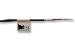 1865A 0101000 - BELDEN - 1865A 0101000 - Coaxial Cable, Brilliance®, RG59 Sub-Mini, Copper, 3.81 mm, 75 ohm, Black