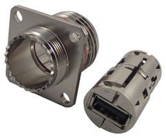 USBF TV 21 N - AMPHENOL SOCAPEX - USBF TV 21 N - USB Adapter, USB Type A Receptacle, USB Type A Receptacle, USB 2.0, IP67, USBFTV