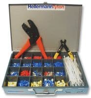 A801632T - HELLERMANNTYTON - A801632T - Connector Accessory, 22AWG-10AWG, Terminal Kit, Pre-insulated crimp kit