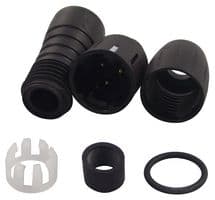 99-9205-00-03 - BINDER - 99-9205-00-03 - Circular Connector, Miniature Circular Connector, 620 Series, Cable Mount Plug, 3 Contacts