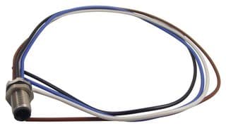 09-3111-86-04 - BINDER - 09-3111-86-04 - Circular Cable Assembly, M5 Sensor Plug to Free End, 4 Ways, 7.87 ", 200 mm