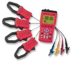 PQ55A - BEHA-AMPROBE - PQ55A - Power Analyser, Current, Frequency, Power, Voltage, 3 Channel, 0V to 600V, 50 Hz, 235 mm, 117 mm