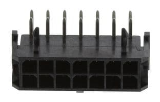 43045-1402 - MOLEX - 43045-1402 - Pin Header, Wire-to-Board, 3 mm, 2 Rows, 14 Contacts, Through Hole Right Angle