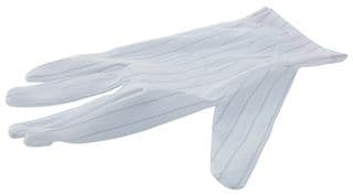 509-0003 - MULTICOMP PRO - 509-0003 - Glove, ESD, Pack of 10, White, PVC (Polyvinylchloride), Size L, Full