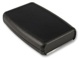 1553BBKBKBAT - HAMMOND - 1553BBKBKBAT - Plastic Enclosure, Battery Compartment, Handheld, ABS, 117 mm, 79 mm, 24 mm