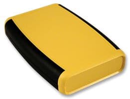 1553BYLBKBAT - HAMMOND - 1553BYLBKBAT - Plastic Enclosure, Battery Compartment, Handheld, ABS, 117 mm, 79 mm, 24 mm