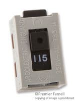 X22205CAAK - BULGIN / PARTNER STOCK - X22205CAAK - Slide Switch, DPDT, Through Hole, 2000 Series, 10 A, 250 V