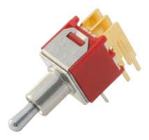 2MD3T2B2M6RE - MULTICOMP PRO - 2MD3T2B2M6RE - Toggle Switch, On-Off-On, DPDT, Non Illuminated, 2M, Through Hole, 100 mA