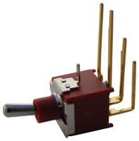 2AD1T2A2M7RE - MULTICOMP PRO - 2AD1T2A2M7RE - Toggle Switch, On-On, DPDT, Non Illuminated, 2AD1, Through Hole, 100 mA