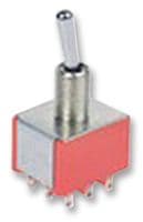 1M32T1B5M1QE - MULTICOMP PRO - 1M32T1B5M1QE - Toggle Switch, On-(On), 3PDT, Non Illuminated, 1M, Panel Mount, 5 A