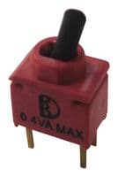 2US1T1A1M2RE - MULTICOMP PRO - 2US1T1A1M2RE - Toggle Switch, On-On, SPDT, Non Illuminated, 2US1, Through Hole, 100 mA