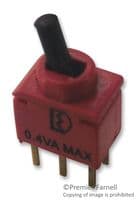 2UD1T1A1M2RE - MULTICOMP PRO - 2UD1T1A1M2RE - Toggle Switch, On-On, DPDT, Non Illuminated, 2UD1, Through Hole, 100 mA